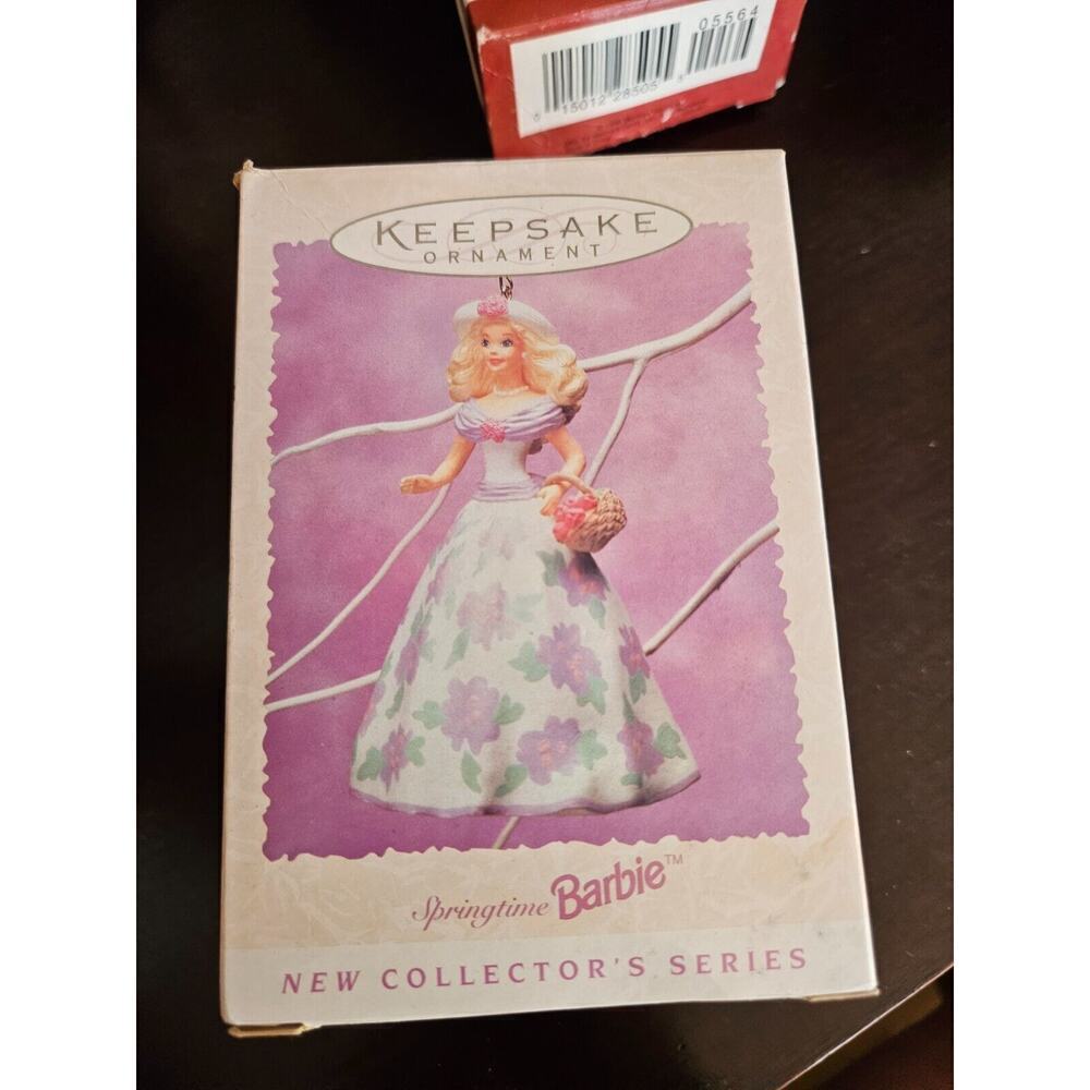 Vintage Hallmark Keepsake Ornament 1995 Springtime Barbie Easter Collection